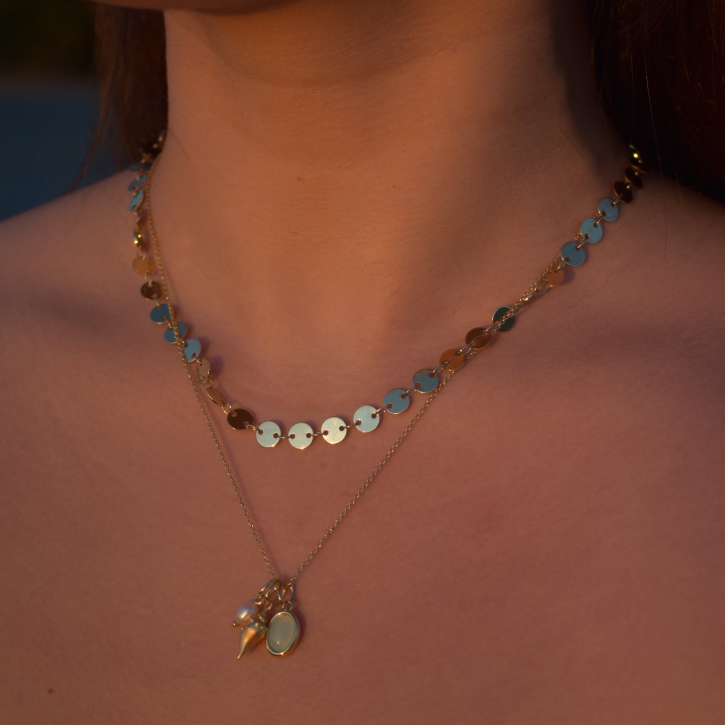 Coin Stacking Necklace