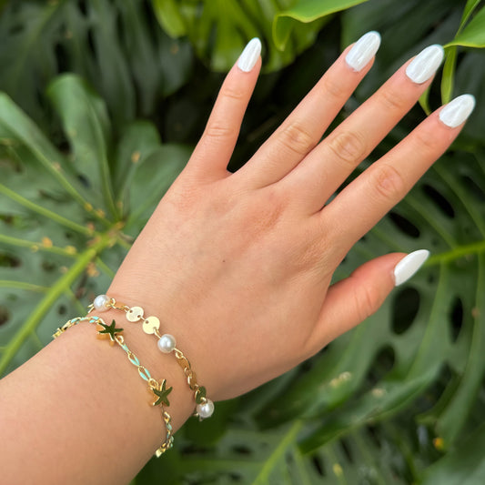 Pearl Coins Bracelet