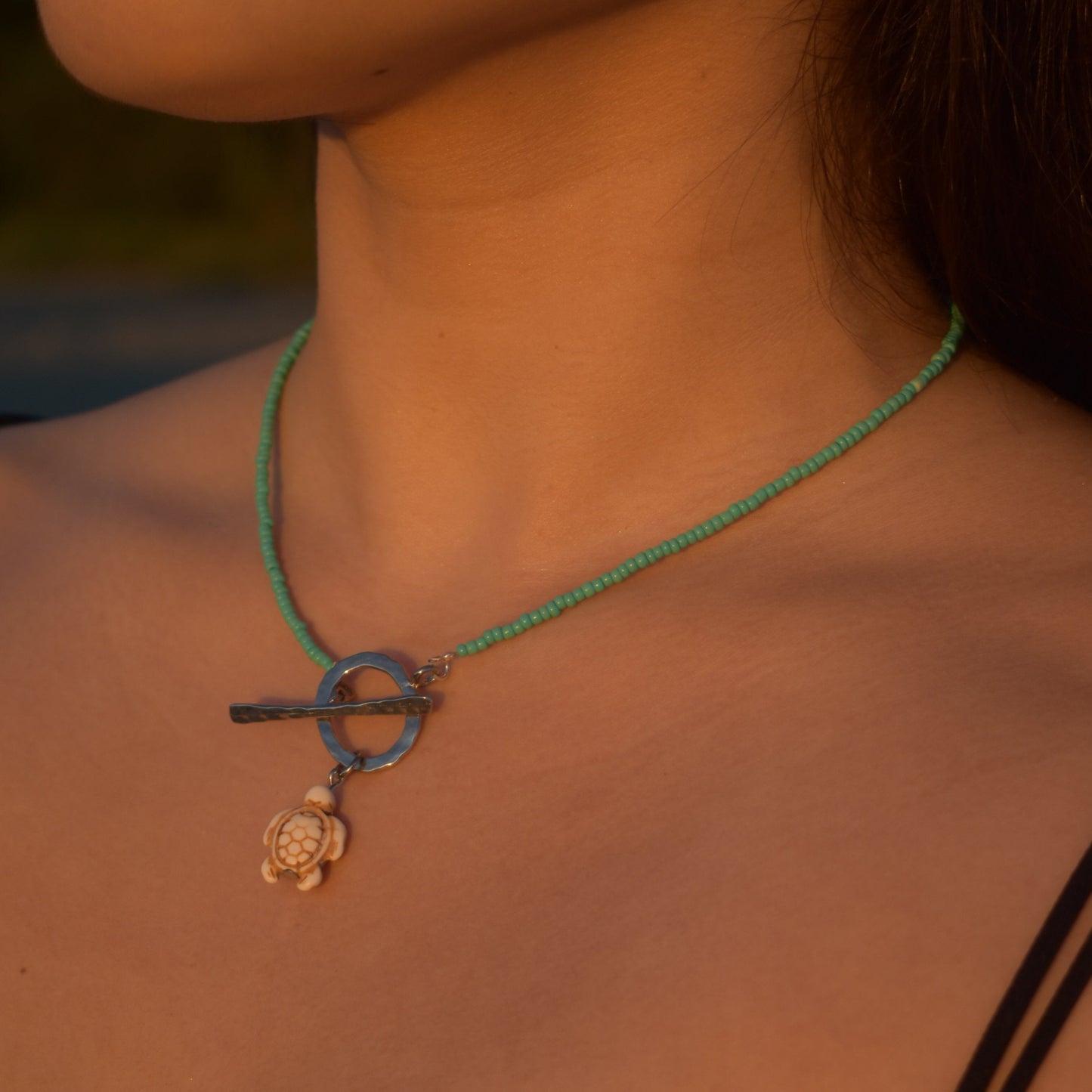 Turquoise Turtle Necklace