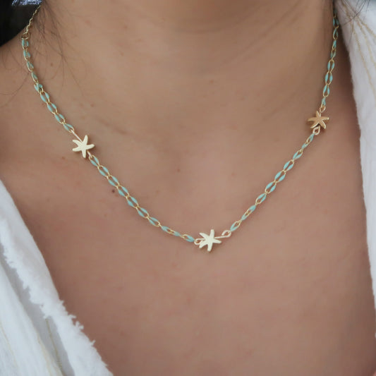 Turquoise Sea Star Necklace