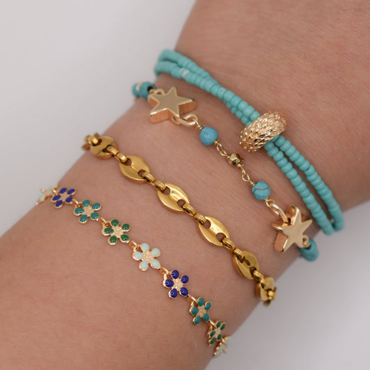 Starry Turquoise Bracelet