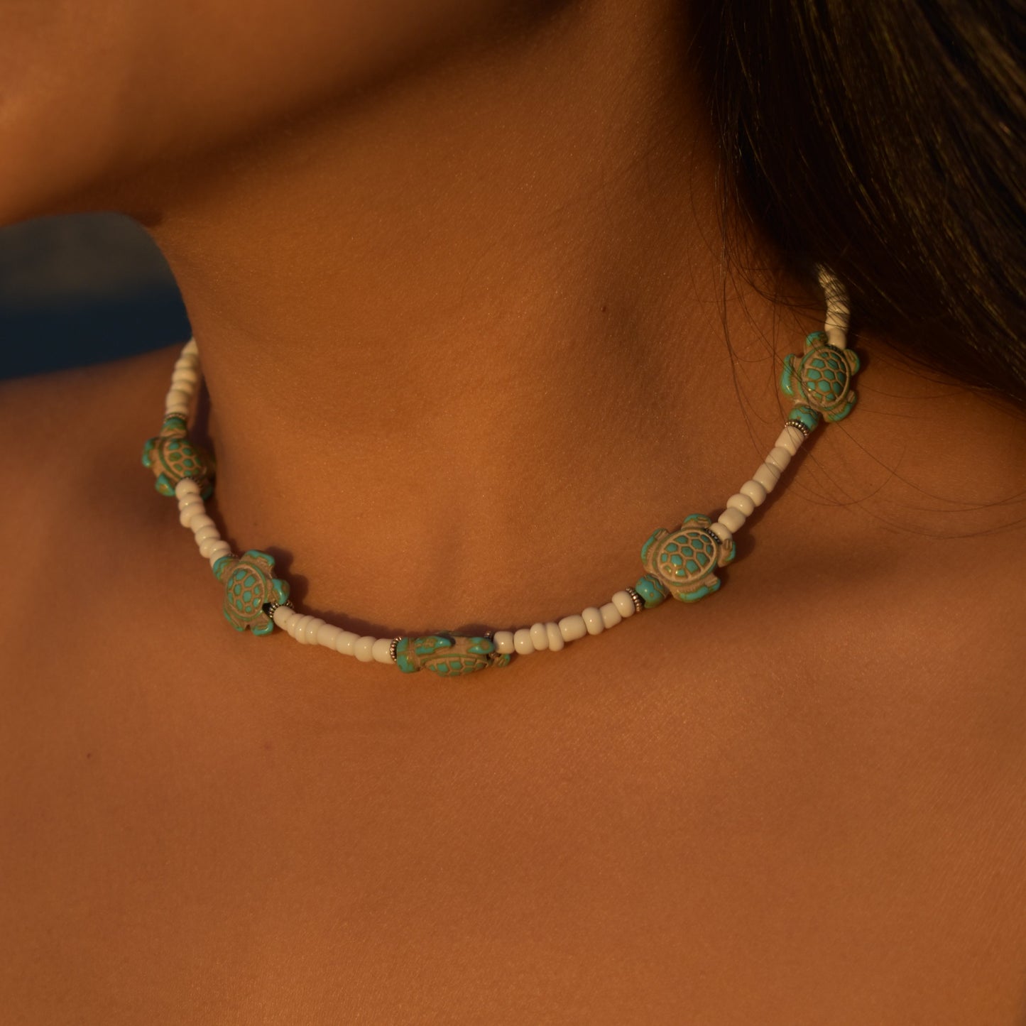 Beaded Turtle Necklace
