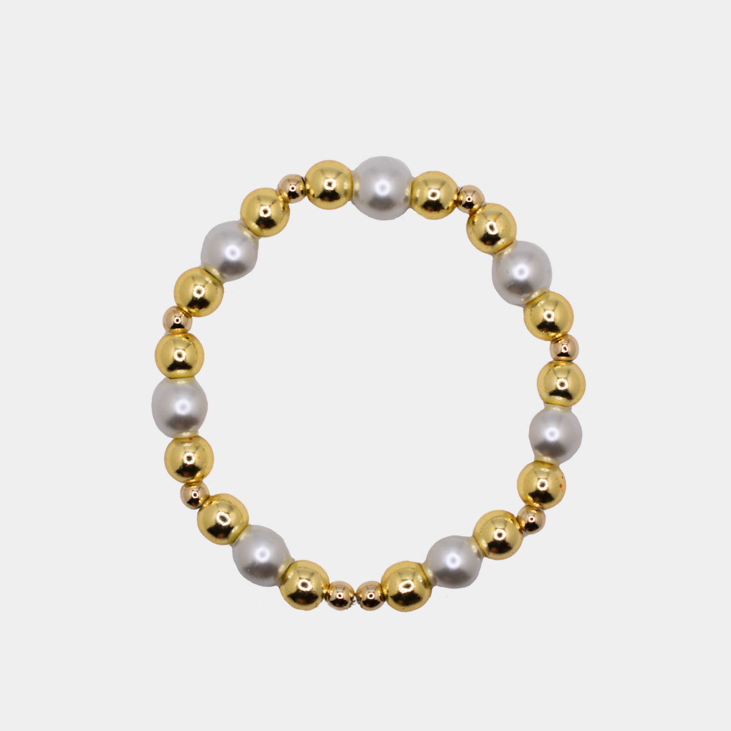 Pearly Gold Bracelet