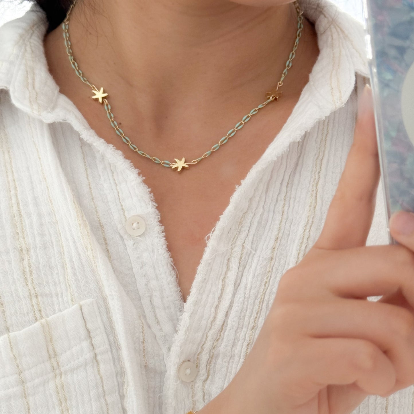 Turquoise Sea Star Necklace
