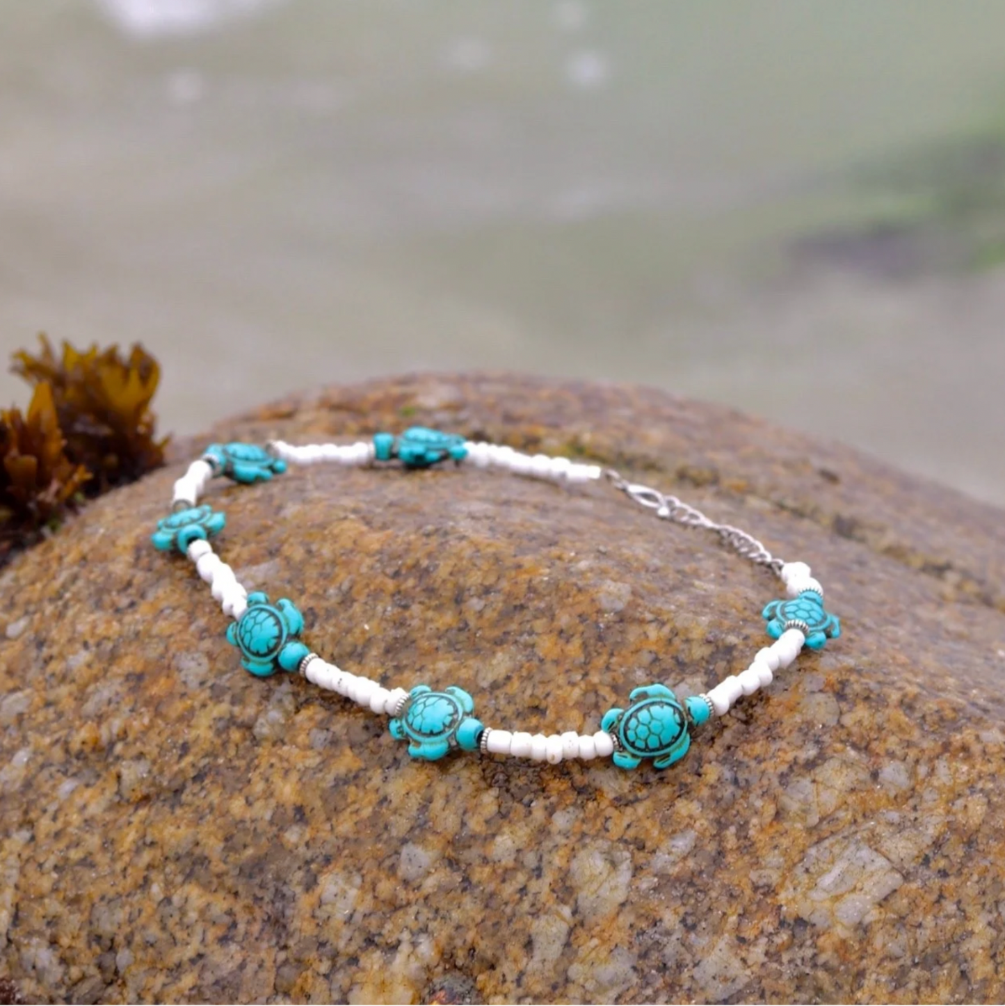 Beaded Turtle Necklace