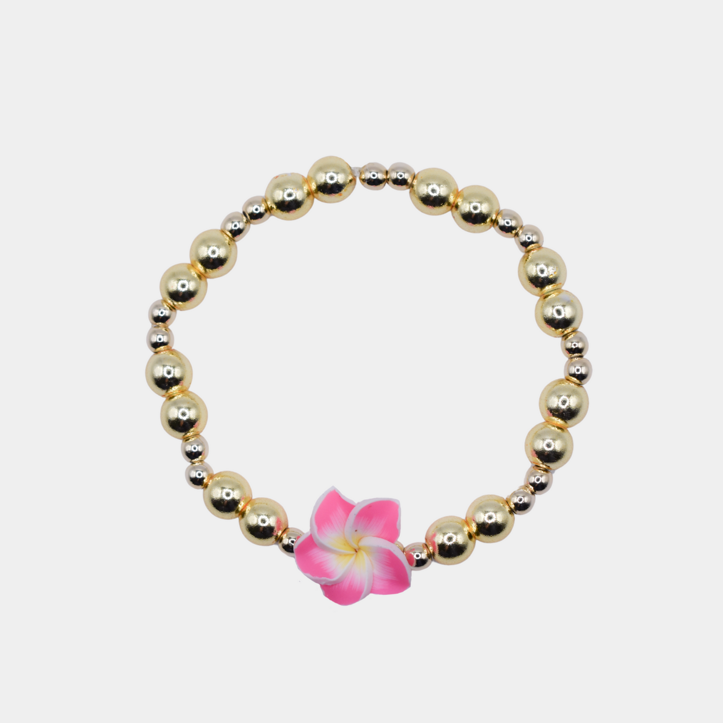 Hibiscus Stretchy Bracelet