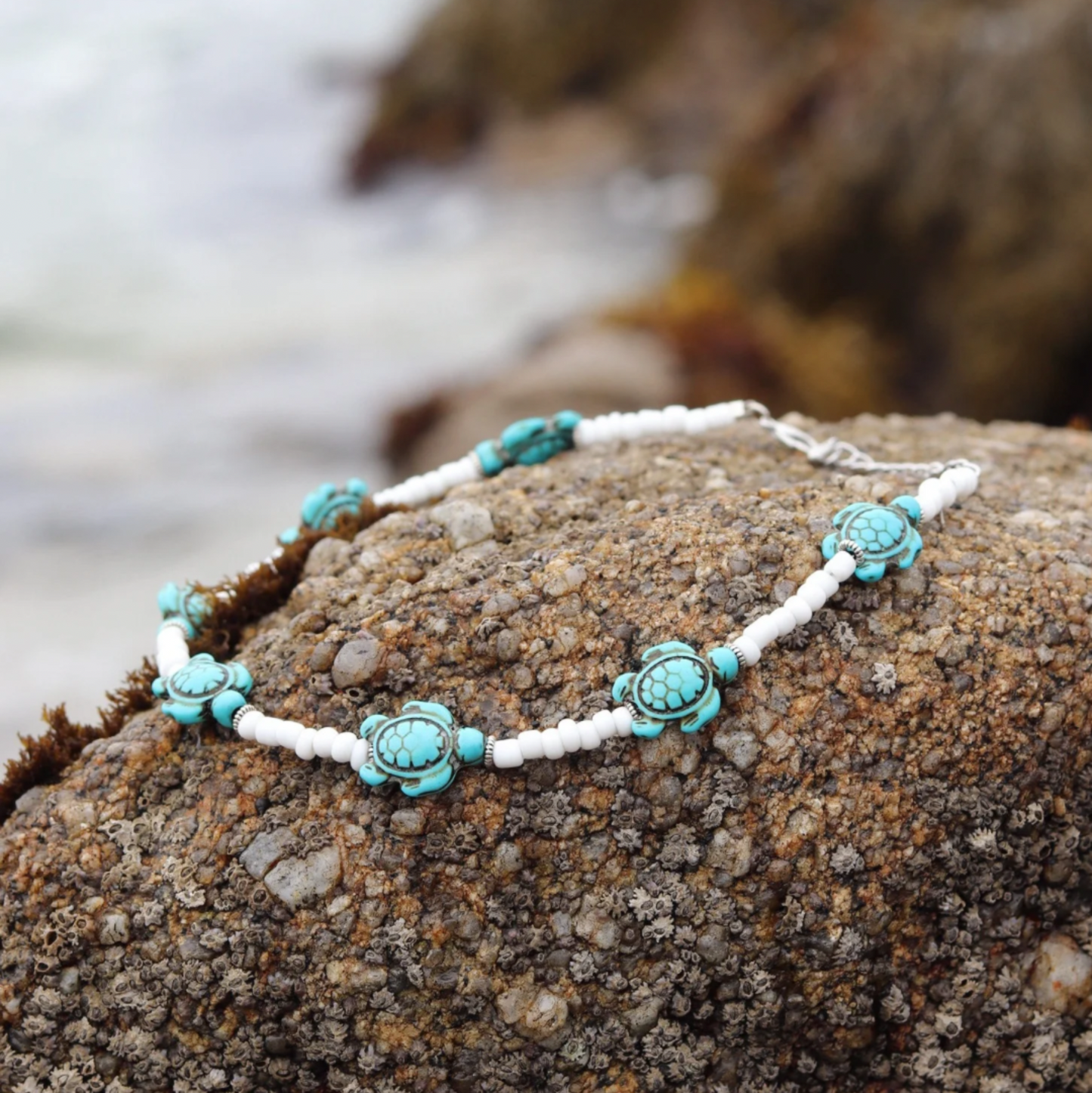 Beaded Turtle Necklace