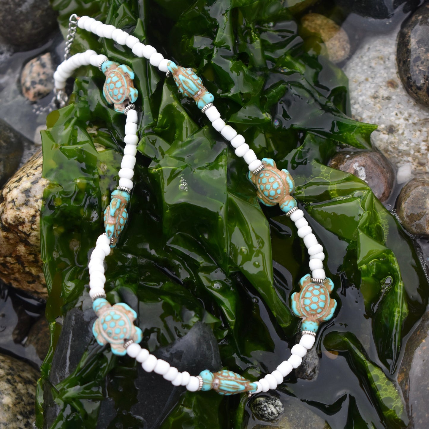 Beaded Turtle Necklace