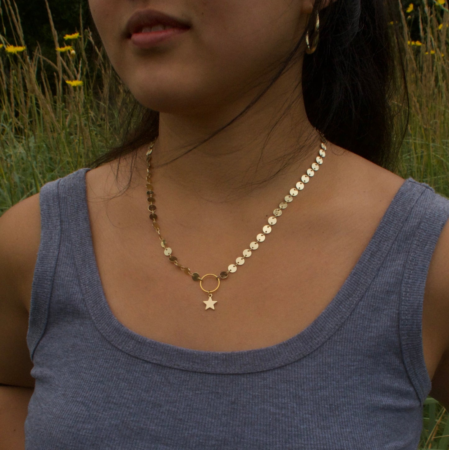 Star Drop Necklace